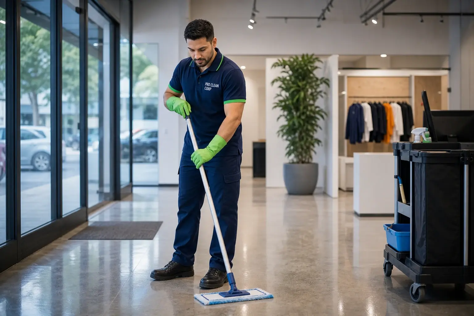 Our Cleaning Process in Action