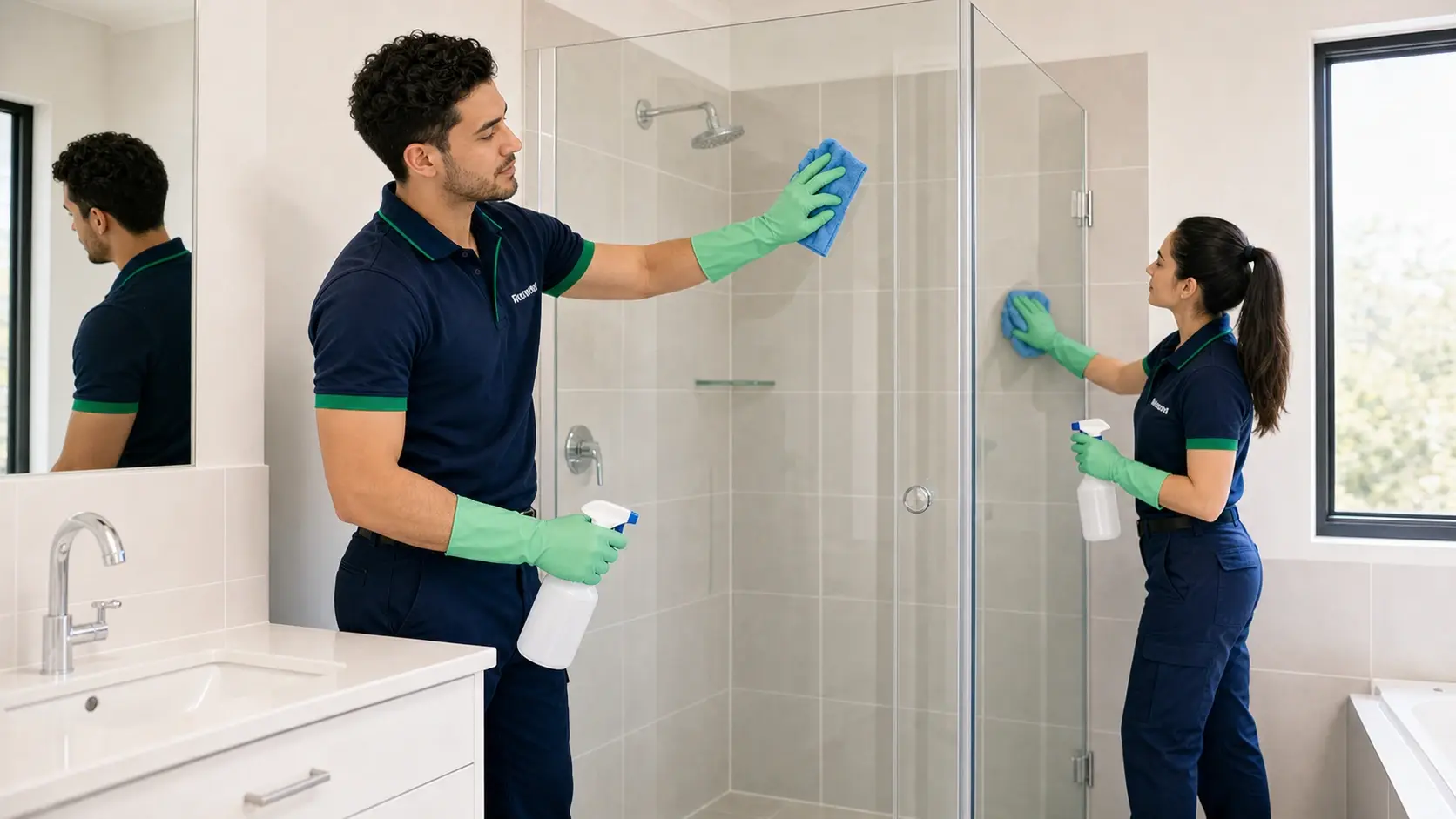 Our Cleaning Process in Action