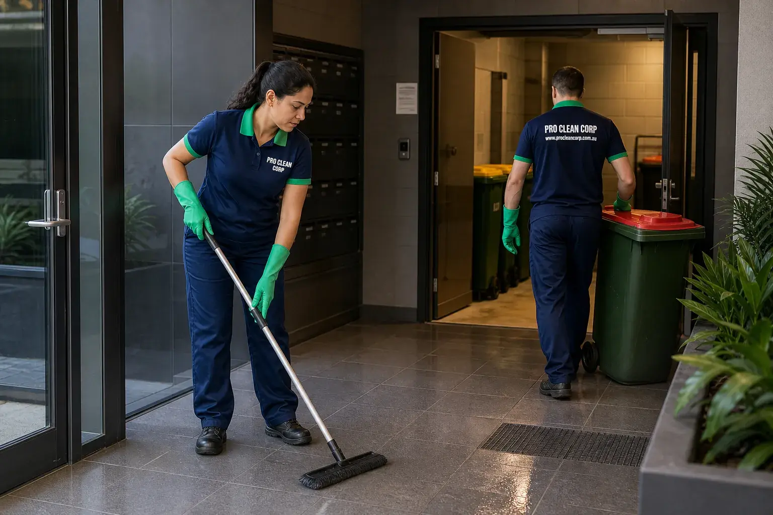 Our Cleaning Process in Action